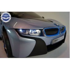 Детский электромобиль WINGO BMW I8 LUX голубой